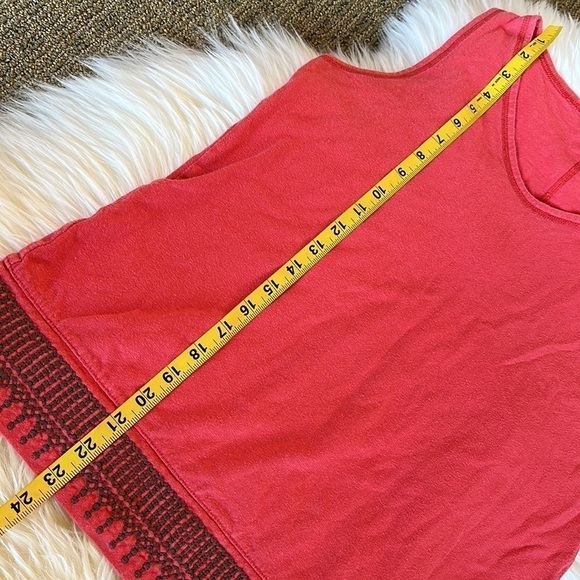 ROYAL ROBBINS Flynn Tank Size S Sleeveless Organic Cotton Hemp top embroidered - Picture 7 of 9